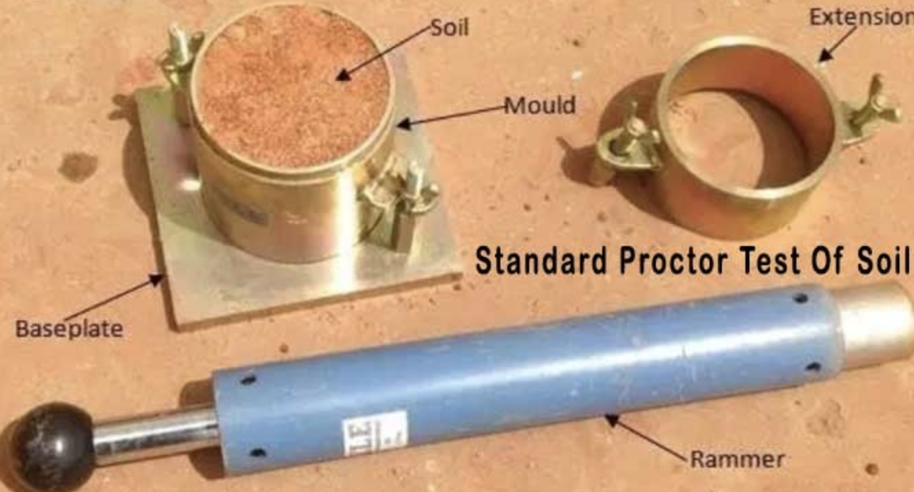proctor test equipment - Soil Mould Extension Baseplate Standard Proctor Test Of Soil Rammer